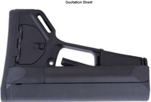 China Black / Tan Color Paintball Gun Accessories Airsoft Gun Stock Quick Response factory