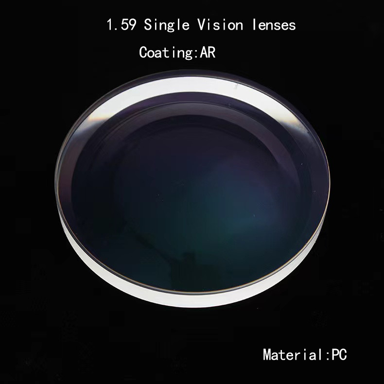 1.59 AR Coating PC Progressive Lens Type Single Vision