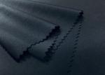 200GSM 82% Nylon Elastic Fabric Warp Knitting For Swimwear Suit Black