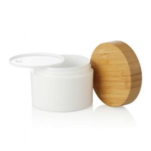 White Glass Empty Face Cream Containers Jars 120g 80ml SGS