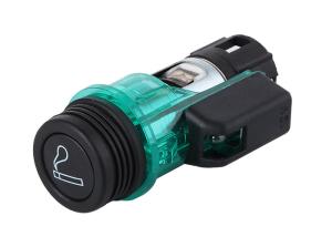 China Green Color Cigarette Lighter Replacement With Neutral Color Box Package factory