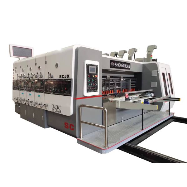 3 Colors Slotting Die Cutting Corrugated Carton Flexo Printing Machine For