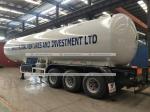 49.6cbm LPG Road Tanker 3 Axles 49600 Liters 23tons Propane Gas Tanker Trailer
