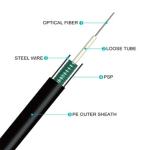 GYXTW Outdoor Fibre Cord 12 Core Single Mode Fiber Optic Optical Cable