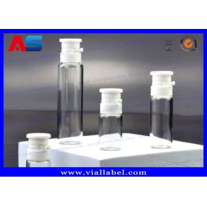 China Beauty Oils 2ml 3ml 5ml 10ml Lock Top Small Glass Vials with tear-off easy pulling cap factory