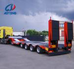 120ton 3/4/5/6/7/8 Axles Low Bed Lowboy Semi Trailer with Dolly Mechanical