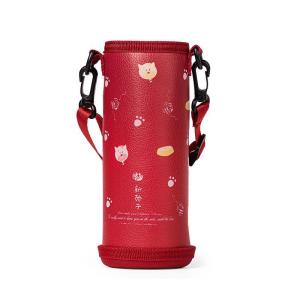 China Embroidery Round H18cm Water Bottle Sleeve For Children factory