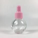 Ball Shape 20ml 30ml Pink Perfume Empty Cosmetic Essential Oill Dropper Bottle