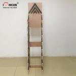 Custom Logo Wooden Display Racks Floor Skateboard Rack Display For Retail Store