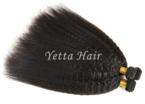 China Kinky Straight Smooth Peruvian Human Hair Weave No Nits And No Lice factory