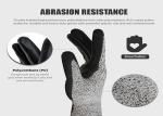 Cut Resistant PU Coated Gloves HPPE Liner XS - XL Size For Industrial