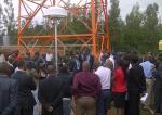 3 Legged Lattice Steel Towers Free Standing Height 90m For Antenna Supporting