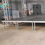 Concert wedding event stage adjustable riser durable platform for outdoor