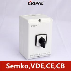 China IP65 PC Electrical Changeover Cam Switch Waterproof 4P 230-440V factory