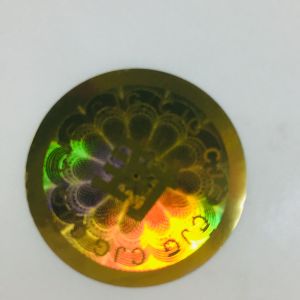 China Waterproof Polyester Single Sided Security Hologram Stickers on sale
