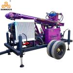 Manufacturers Deep Well Drilling Machine Trailer Mounted Drilling Rig Small