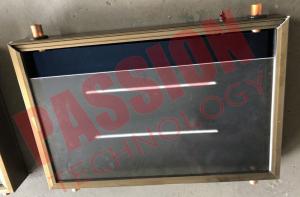 China Ultrasonic Welding Solar Thermal Collector Blue Titanium Coating 2000*1250*80mm factory