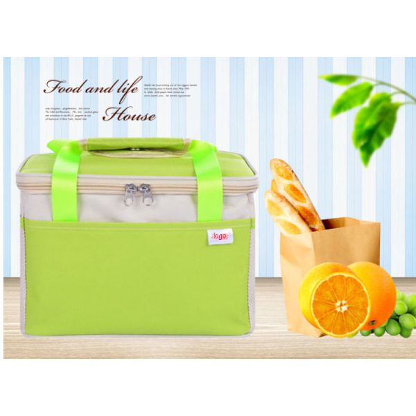 China Rectangular Insulated reusable custom cooler bag aluminium foil lunch bags factory