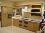 Light colour solid wood kitchen cabinet,wooden furniture.Norht American style