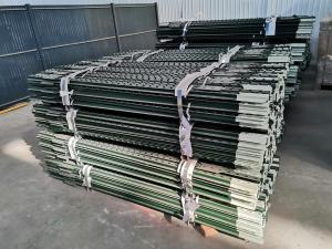 China Painted Steel Studded T Post 6 Ft For Cattle factory