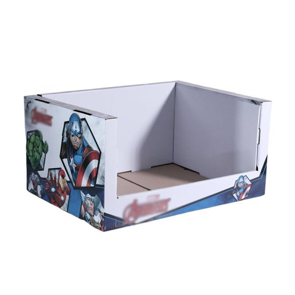 China Custom Small Tabletop Cardboard Counter Display Store Display Stand Box factory