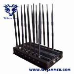 18 Bands GSM 3G 4G 5G WiFi UHF VHF GPS Signal Jammer Indoor Exam Meeting Room 50