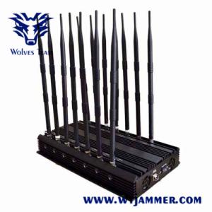 China 14 Antennas WiFi Mobile Phone Signal Jammer 50 Meters factory