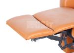 High Density Foam Theater Recliner Sofa PU Leather Furniture With Footpath