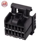 Female 12 Pin Automotive Wire Connectors , Black Car Light Connectors