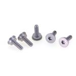 Plum Blossom Groove Step Screw Grade 10.9 Stainless Steel Fasteners Flat Head