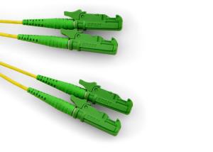 China E2000-E2000 Duplex Fiber Optic Patch Cords Premium Quality SM 9/125 factory