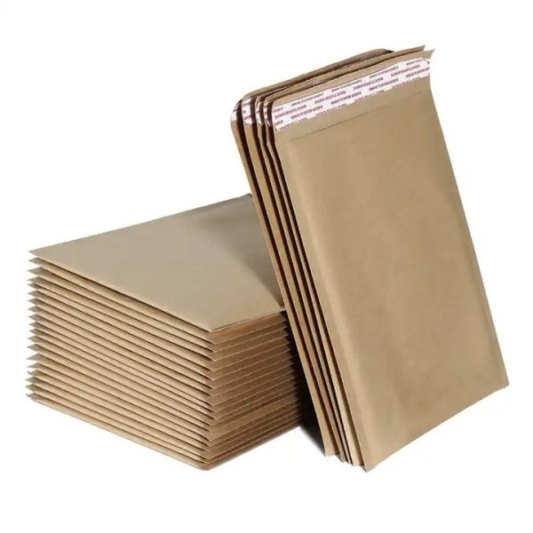China SZCX Biodegradable Bubble Mailer Mailing Bags Kraft Paper Bubble Mail Bag Padded Packaging Wrap Envelopes Express Bag factory