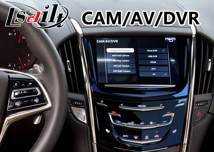 Lsailt Android 9.0 Navigation Video Interface for Cadillac ATS / XTS CUE System 2014-2020 Waze WIFI Google Play Store
