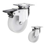 38kg Loading 50mm Nylon Wheels , ISO9001 Heavy Duty Nylon Caster Wheels