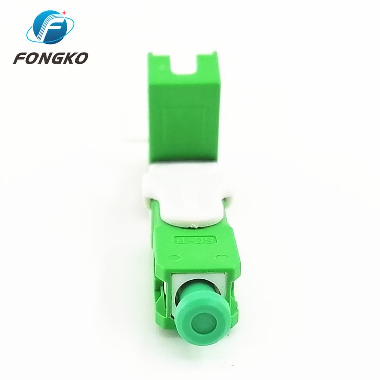 0.3dB Green Fiber Optic Fast Connector termination Sc/Apc For Test Equipment