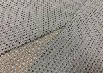 120GSM Breathable Polyester Mesh Fabric For Gym Bag Office Chair Grey Color