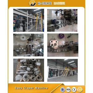 High Speed Baby Diaper Making Machine PLC Control