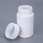 SCREW CAP 100ml White HDPE Plastic Bottles for Food Grade Calcium Capsules