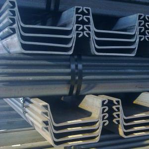 China China high quality U-type sheet piling hot rolled LARSSEN steel piles factory