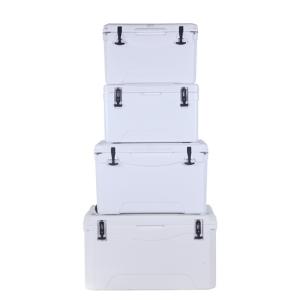 China LLDPE Rotomolded Ice Box Cooler Portable 25QT Plastic Insulated factory