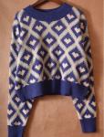 Women'S Cool Sweaters Keep Warm Good Design High Quality It Purple Blue Color