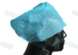 China PP / SMS Material Disposable Surgical Caps Anti Static Good Permeability factory