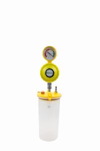 China Vacuum Portable Oxygen Regulator ABS , 1l Suction Jar With Regulator factory