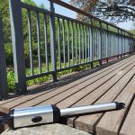 Automatic Dual Swing Gate Motor Heavy Duty 12v Electric Gate Motor 24VDC For