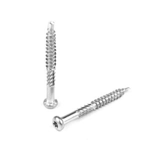 China Torx Pan Head A4 Stainless Steel 316 Self Tapping Screws 5.5x50mm with Ruspert Finish factory