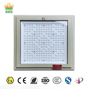 China Outdoor Explosion Proof Led Light 18*18 Inch Square Shape 100-250w Gas Station Light factory