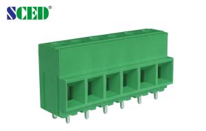 China Pitch 5.08mm 7.62mm 10.16mm Screw Terminal Block din rail solder pin 300V UL94 V-0 Housing Plastic factory