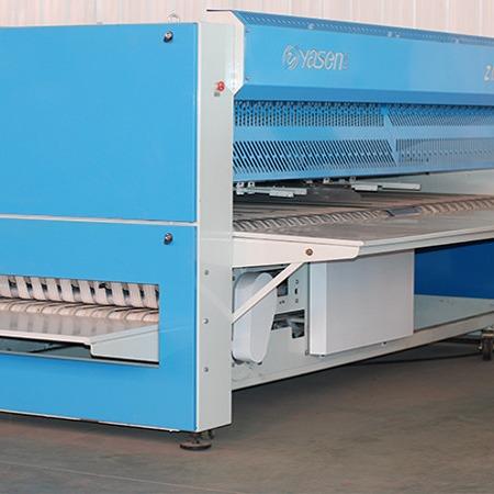 Stainless Steel Automatic Industrial Flatwork Ironer With Folder Fabric Ironing