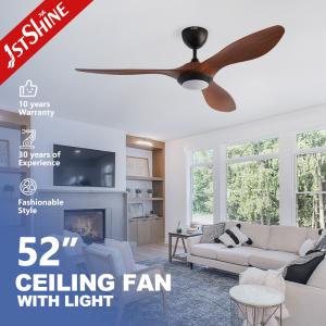 China Lower Noise Ceiling Fan With DC Motor 6-Speed Remote Control Plastic Blade factory
