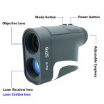 Long Distance 5-700 Yards Hunting Rangefinder _ Horizontal Distance, Speed, Scan